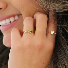 Load image into Gallery viewer, Strength Adjustable Ring Gold and Silver