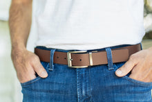 Load image into Gallery viewer, 1.25 Inch Reversible Leather Belt