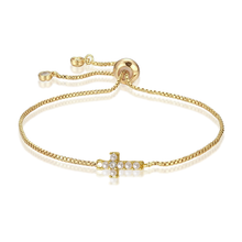 Load image into Gallery viewer, Cross of Mercy Adjustable Bracelet