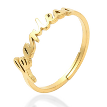 Load image into Gallery viewer, 'Fearless' Adjustable Ring