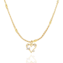 Load image into Gallery viewer, Heart of Worship Necklace in Gold and Silver