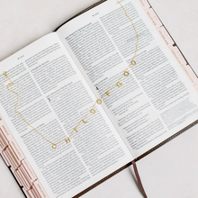 Load image into Gallery viewer, CHILD OF GOD Demi-Fine Letter Necklace in Gold and Silver