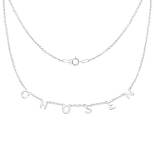 Load image into Gallery viewer, CHOSEN Demi-Fine Letter Necklace in Gold and Silver