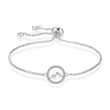 Load image into Gallery viewer, Faith Moves Mountains Adjustable Bracelet in Gold