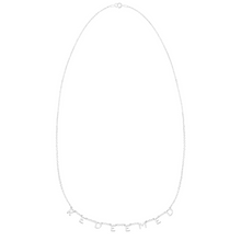 Load image into Gallery viewer, REDEEMED Demi-Fine Letter Necklace in Gold and Silver (Made to Order Ships in 1-2 Weeks)
