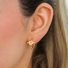 Load image into Gallery viewer, The Love of Jesus Huggies in Gold and Silver