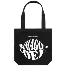 Load image into Gallery viewer, IMAGO DEI TOTE BAG (BLACK)