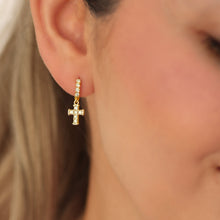 Load image into Gallery viewer, Love Came Down Huggies in Gold and Silver