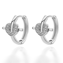 Load image into Gallery viewer, The Love of Jesus Huggies in Gold and Silver