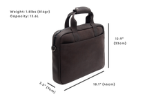 Load image into Gallery viewer, León Full Grain Leather Briefcase / Messenger Bag