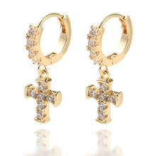 Load image into Gallery viewer, Love Came Down Huggies in Gold and Silver