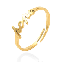 Load image into Gallery viewer, Everlasting Hope Adjustable Ring Gold and Silver