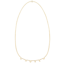 Load image into Gallery viewer, CHOSEN Demi-Fine Letter Necklace in Gold and Silver
