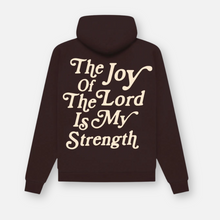 Load image into Gallery viewer, Joy of The Lord Hoodie | Chocolate