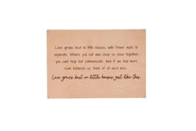 Load image into Gallery viewer, Love Grows Best Leather Sign