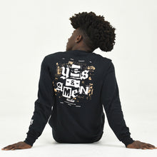Load image into Gallery viewer, Yes & Amen Blk LS