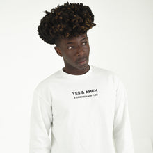 Load image into Gallery viewer, Yes & Amen White LS