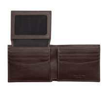 Load image into Gallery viewer, Carry-It-All Bifold Mens Leather Wallet (American Flag optional)
