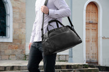 Load image into Gallery viewer, León Duffel/Weekender Carry-On Full Grain Leather Bags