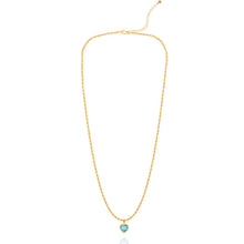 Load image into Gallery viewer, Kind Hearted Necklace in Blue