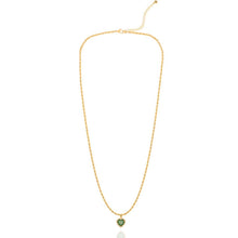 Load image into Gallery viewer, Kind Hearted Necklace in Emerald