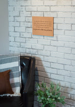 Load image into Gallery viewer, Love Grows Best Leather Sign
