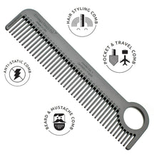 Load image into Gallery viewer, Carbon Fiber Combs (Handmade in Chicago)