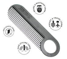 Load image into Gallery viewer, Carbon Fiber Combs (Handmade in Chicago)
