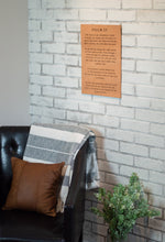 Load image into Gallery viewer, Psalm 23 Leather Sign