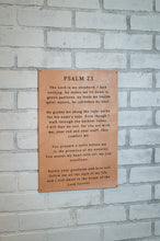 Load image into Gallery viewer, Psalm 23 Leather Sign