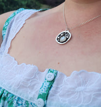 Load image into Gallery viewer, Moonstone Sterling Heart Necklace