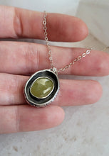 Load image into Gallery viewer, Natural Green Sphene Necklace