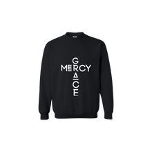 Load image into Gallery viewer, GRACE AND MERCY SWEATSHIRT BLACK