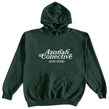 Load image into Gallery viewer, Jesus Reigns Heavyweight Hoodie (Alpine Green)