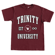 Load image into Gallery viewer, TRINITY UNIVERSITY T-SHIRT (BURGUNDY)