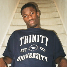 Load image into Gallery viewer, TRINITY UNIVERSITY T-SHIRT (NAVY)