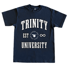 Load image into Gallery viewer, TRINITY UNIVERSITY T-SHIRT (NAVY)