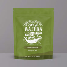 Load image into Gallery viewer, Bible Verse Tea "When You Go Through Deep Waters" Gunpowder