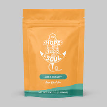 Load image into Gallery viewer, Bible Verse Tea "Hope Is An Anchor" Peach Black Tea
