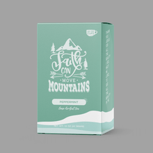 Load image into Gallery viewer, Bible Verse Tea "Faith Can Move Mountains" Peppermint Tea