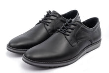 Load image into Gallery viewer, Black Leather Dress Sneakers