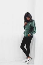 Load image into Gallery viewer, "God is Good" Lightweight Windbreaker Jacket - Forest Green