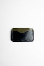 Load image into Gallery viewer, Black Horween Shell/Olive Harness 3 Pocket