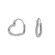 Load image into Gallery viewer, Mini Heart Huggies in Gold (Pre-Order)