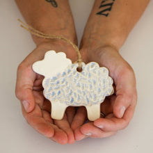 Load image into Gallery viewer, Ceramic Sheep Ornament