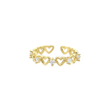 Load image into Gallery viewer, Full Hearts Adjustable Ring (Pre-Order Ships May 30)
