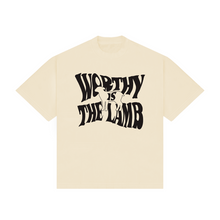 Load image into Gallery viewer, Worthy Is The Lamb Tee | Tan