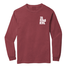 Load image into Gallery viewer, THE GOOD NEWS LONG SLEEVE - BRICK