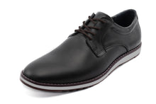 Load image into Gallery viewer, Black Leather Dress Sneakers