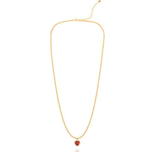 Load image into Gallery viewer, Kind Hearted Necklace in Red